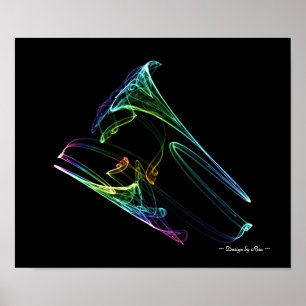 Trumpet Fractal ポスター