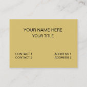 Trumpet Instrument Trumpeter Musician 名刺 (裏面)