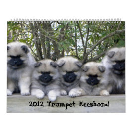 Trumpet Keeshondカレンダー2012 カレンダー
