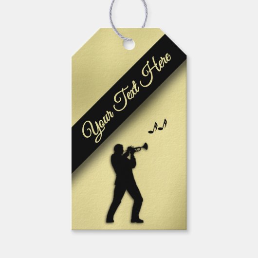 Trumpet Playerテキストはこちら ギフトタグ (正面)