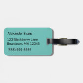 Trumpet Player個人設定 ラゲッジタグ (裏面横)