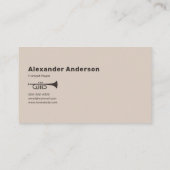 Trumpet Player 名刺 (裏面)