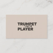 Trumpet Player 名刺 (正面)