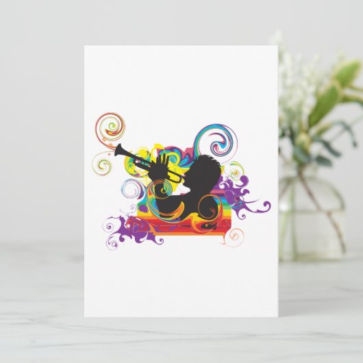 Trumpet Player Art Work 招待状 (スタンド正面)