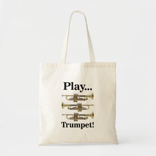 Trumpet Player Brass Instrument トートバッグ (正面)
