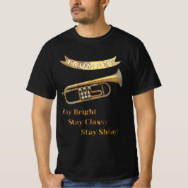 Trumpet Player Funny Humor Musical Instrument Tシャツ