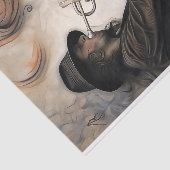 Trumpet Player with Abstract Motion Decoupage 薄葉紙 (詳細)