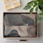 Trumpet Player with Abstract Motion Decoupage 薄葉紙 (ギフト)