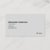 Trumpet Teacher 名刺 (裏面)