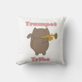Trumpet Tribe Cat Musician クッション (正面)