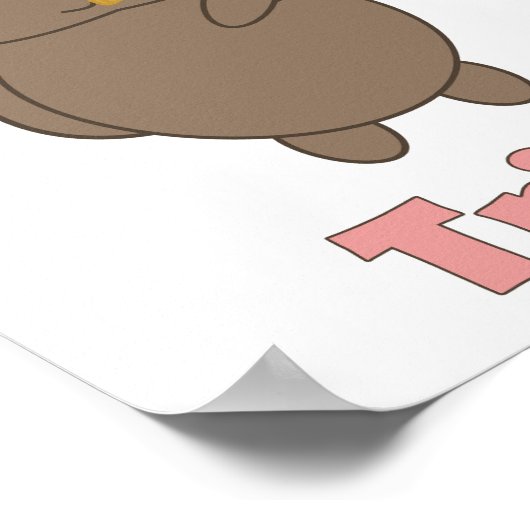 Trumpet Tribe Cute Cat Music ポスター (角)