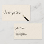 Trumpeterビジネスカード（無料手書き入力） 名刺 (正面/裏面)