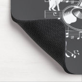 Trumpeter Cats For Cat Loving Trumpet Player  マウスパッド (コーナー)