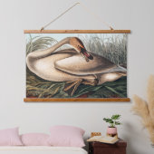 Trumpeter Swan by John James Audubon 吊り下げ型タペストリー (寝室)
