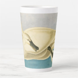 Trumpeter Swan by John James Audubon, Birdヴィンテージ カフェラテマグ