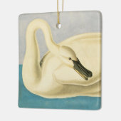 Trumpeter Swan by John James Audubon, Birdヴィンテージ セラミックオーナメント (左)