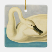 Trumpeter Swan by John James Audubon, Birdヴィンテージ セラミックオーナメント (裏面)