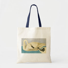 Trumpeter Swan by John James Audubon, Birdヴィンテージ トートバッグ