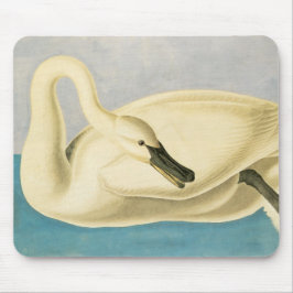 Trumpeter Swan by John James Audubon, Birdヴィンテージ マウスパッド