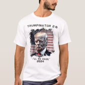Trumpinator 2.0 tシャツ (正面)