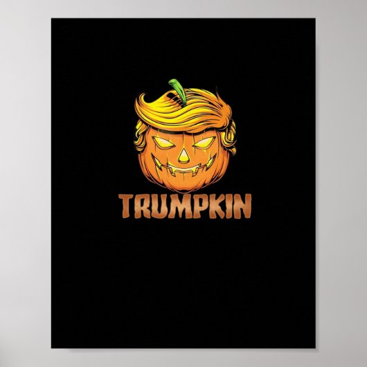 Trumpkin - ハロウィンのカボチャ ポスター (正面)
