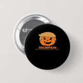 Trumpkin - ハロウィンをもう一度偉大に クラシック 缶バッジ (正面&裏面)