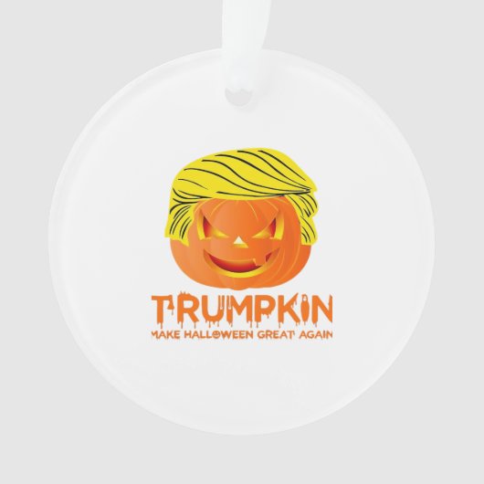 Trumpkin – 怖がってる？ クラシック オーナメント (正面)