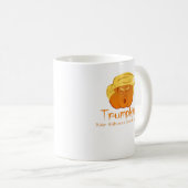 Trumpkin Classic & Funny Design For Halloween コーヒーマグカップ (正面右)