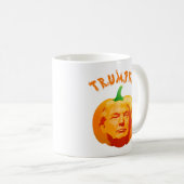 Trumpkin Funny Halloween Costume – Retro MAGA Styl コーヒーマグカップ (正面右)