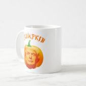 Trumpkin Funny Halloween Costume – Retro MAGA Styl コーヒーマグカップ (正面左)