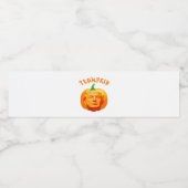 Trumpkin Funny Halloween Costume – Retro MAGA Styl ペットボトルラベル (シングルラベル)