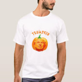 Trumpkin Funny Halloween – Spooky Parody Edition Tシャツ (正面)