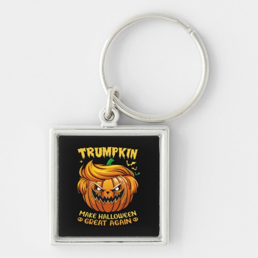 Trumpkin Halloween – ハロウィーンを再素晴らし作Cl キーホルダー (正面)