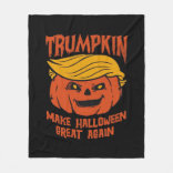 Trumpkin Halloween – ハロウィーンを再素晴らし作Cl フリースブランケット