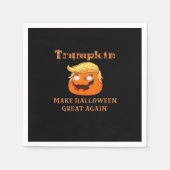 Trumpkin Halloween – ハロウィーンを再素晴らし開する スタンダードカクテルナプキン (正面)