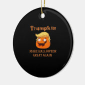 Trumpkin Halloween – ハロウィーンを再素晴らし開する セラミックオーナメント (左)