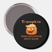 Trumpkin Halloween – ハロウィーンを再素晴らし開する マグネット (正面/裏面)