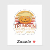 Trumpkin Halloween Funny Classic シール (シート)