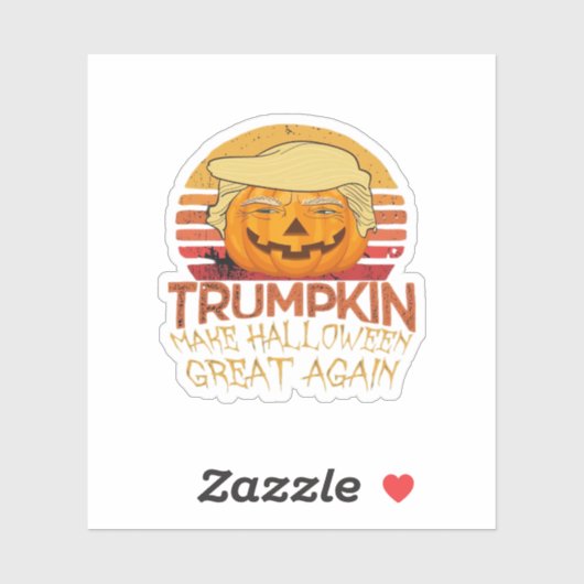 Trumpkin Halloween Funny Classic シール (シート)