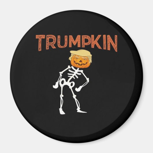 Trumpkin Halloween Funny Classic マグネット (正面)