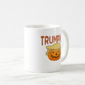 Trumpkin Halloween Funny Classic – Sloth Mask Desi コーヒーマグカップ (正面右)