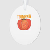 Trumpkin Halloween Jack O Lantern Graphic Funny オーナメント (正面)