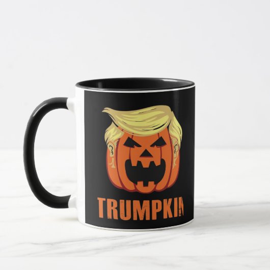 Trumpkin Make Halloween マグカップ (左)