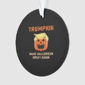 Trumpkin Make Halloween 素晴らし Again - クラシックPump オーナメント (正面)