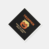 Trumpkin Make Halloween 素晴らし Again - クラシックPump スタンダードカクテルナプキン (角)