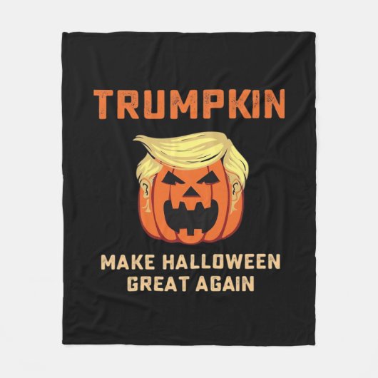 Trumpkin Make Halloween 素晴らし Again - クラシックPump フリースブランケット (正面)