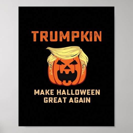 Trumpkin Make Halloween 素晴らし Again - クラシックPump ポスター (正面)