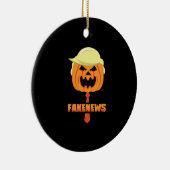Trumpkin Make Halloween 素晴らし Again – ニュースクラシック セラミックオーナメント (右)