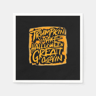 Trumpkin Make Halloween 素晴らし Again - Autumn Sloth スタンダードカクテルナプキン