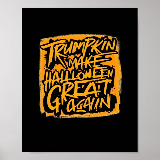 Trumpkin Make Halloween 素晴らし Again - Autumn Sloth ポスター (正面)